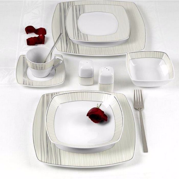Cryspo Trio Flitzani/Piataki Tsagou 230cc Porselani me Platina 'LINETTE' 5027716